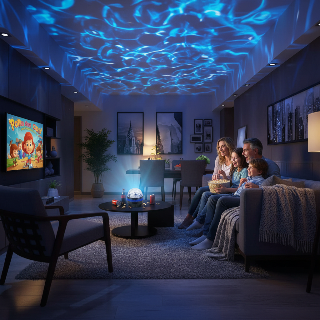 Colorful Water Light Show