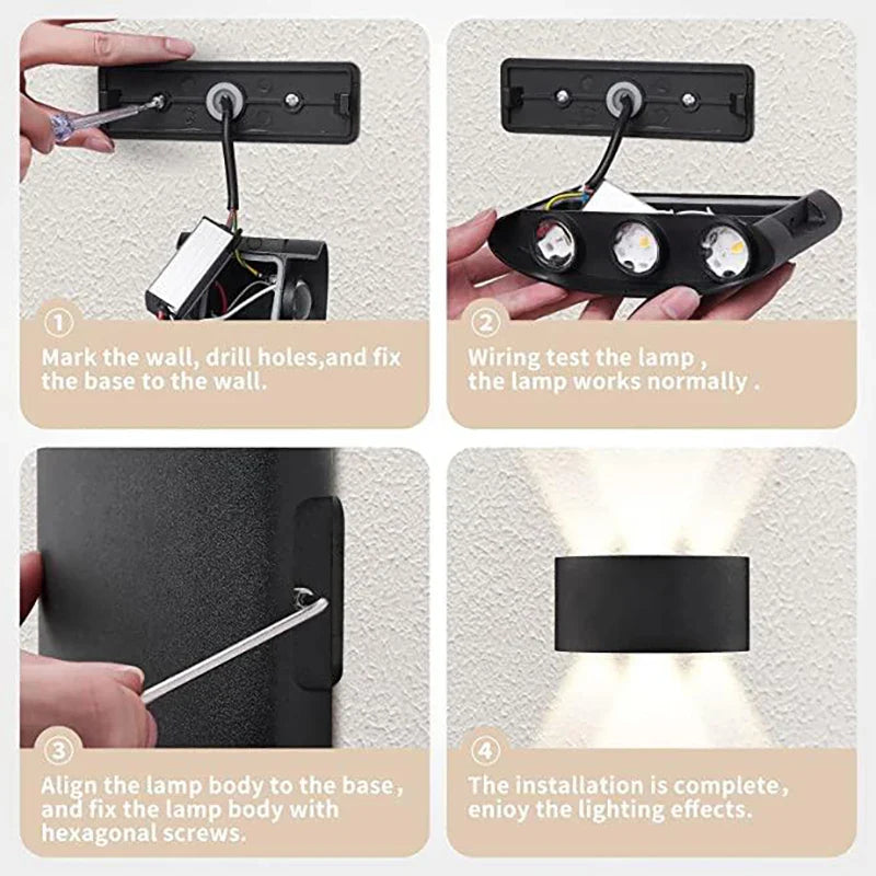 Bright Glow Wall Lights